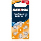 Батарейка для слуховых аппаратов VARTA RAYOVAC ACOUSTIC Type 13 бл 6