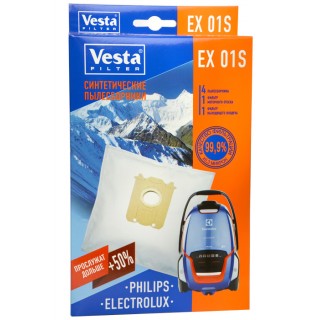 Комплект пылесборников Vesta EX 01 S Philips