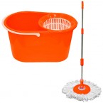 Набор для уборки (ведро с отжимом 18 л+швабра) Violet 900/140 оранжевый
