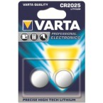 Батарейка VARTA CR 2025 бл 2