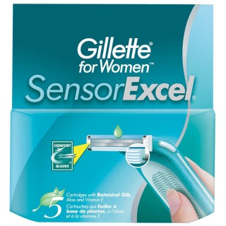 Cменные лезвия Gillette Sensor Excel 5 шт