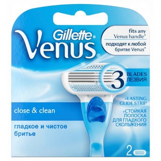 Cменные лезвия Gillette Venus 2 шт