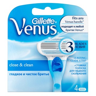 Cменные лезвия Gillette Venus 4 шт.