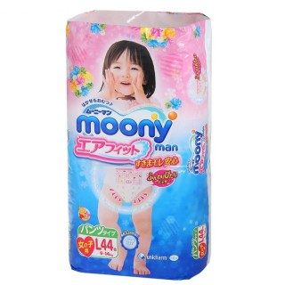 Трусики для девочек Moony L (9-14 кг) 44 шт.