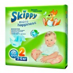 Подгузники Skippy More Happiness 7012 размер 2 (3-6 кг) 90 шт