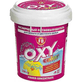 Кислородный пятновыводитель FeedBack Oxy color для цветного белья 500 г